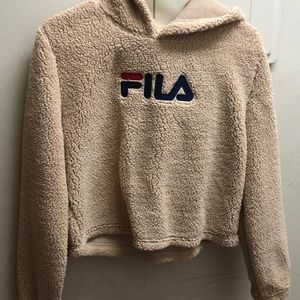 Fila teddy hoodie
